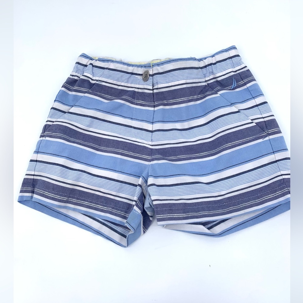 Nautica Blue Stripe Shorts Size 8